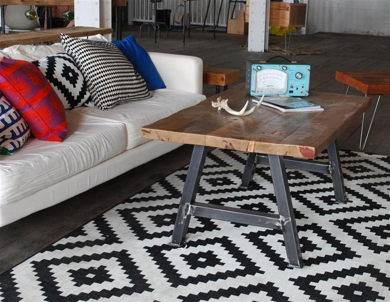 Rustic Modern Architect Coffee Table