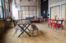 Brooklyn Modern Rustic Reclaimed Wood Bench
