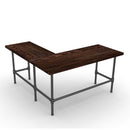 Reclaimed wood l desk