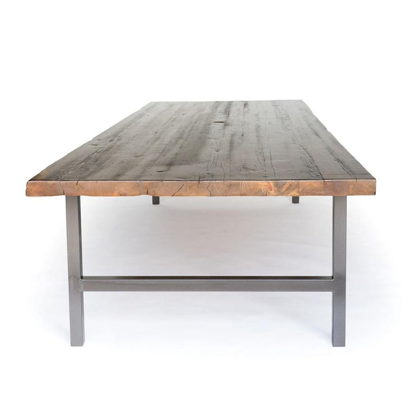 Urban wood and steel table