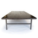 Wood and Steel Conference Table