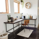 Modern industry l-shape desk