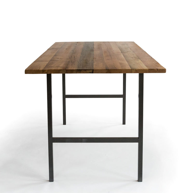 Urban wood and steel high top table