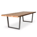 Modern rustic dining table