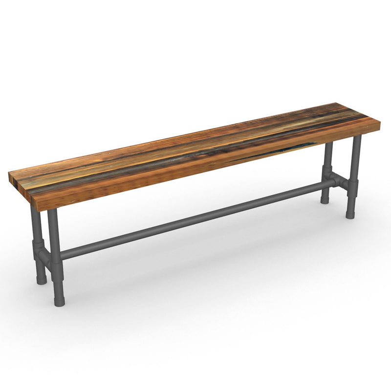 Oil wood modern bench