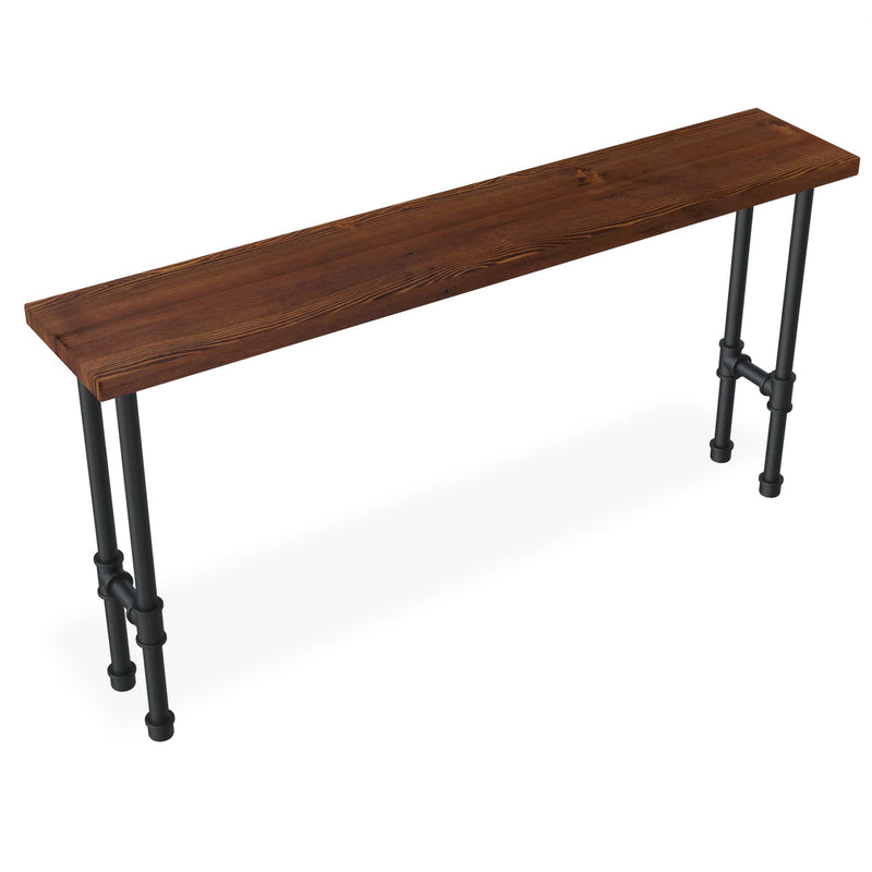 Chestnut Modern Reclaimed Wood Console Table