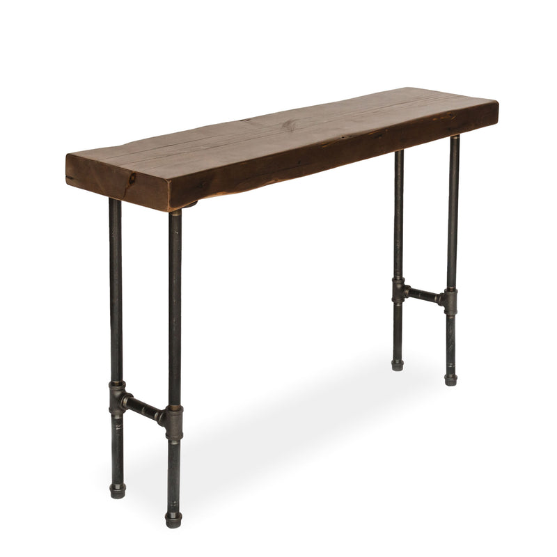 Modern Industry Reclaimed Wood Console Table 