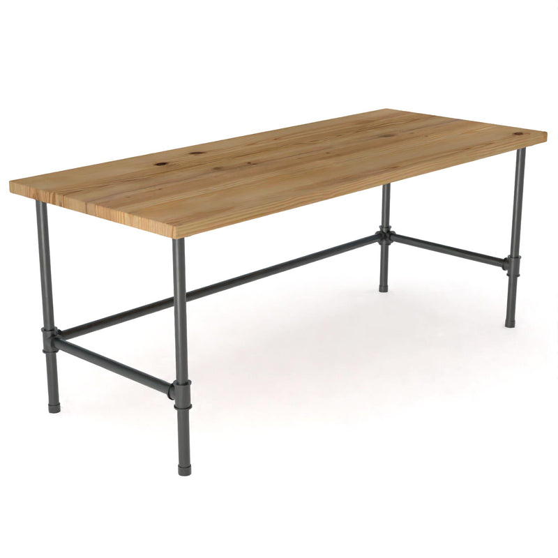 Modern Industry Reclaimed Clear Wood Desk