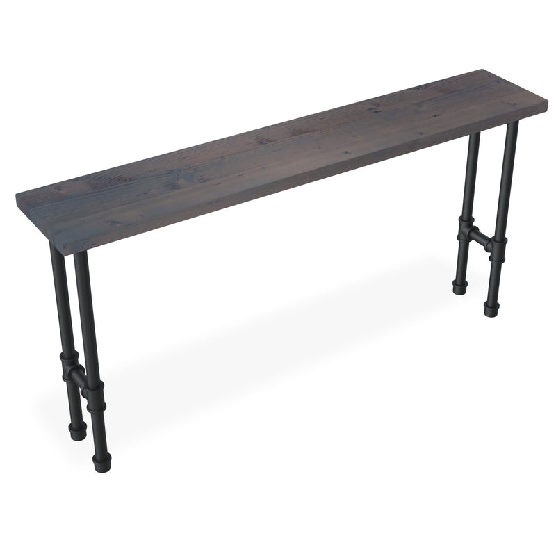 Grey Modern Reclaimed Wood Console Table