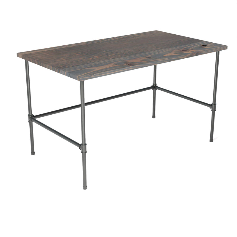 Modern Industry Reclaimed Grey Wood Desk