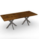 Antique Intersection Pedestal Conference Table