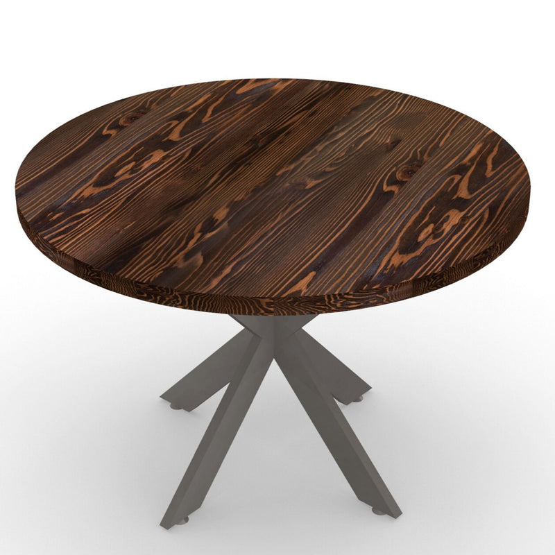 Intersections Chestnut Wood Round Meeting Table