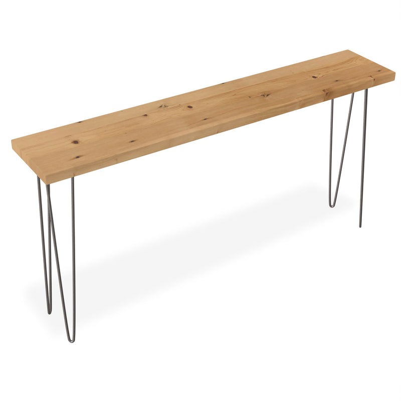 Urban Loft Reclaimed Clear Wood Console Table