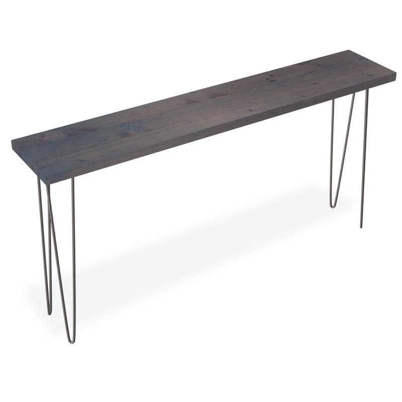 Urban Loft Reclaimed Grey Wood Console Table