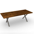 Modern X- Frame Antique Conference Table