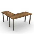 Clear Post L Desk