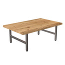 Urban Wood and Steel Coffee Table