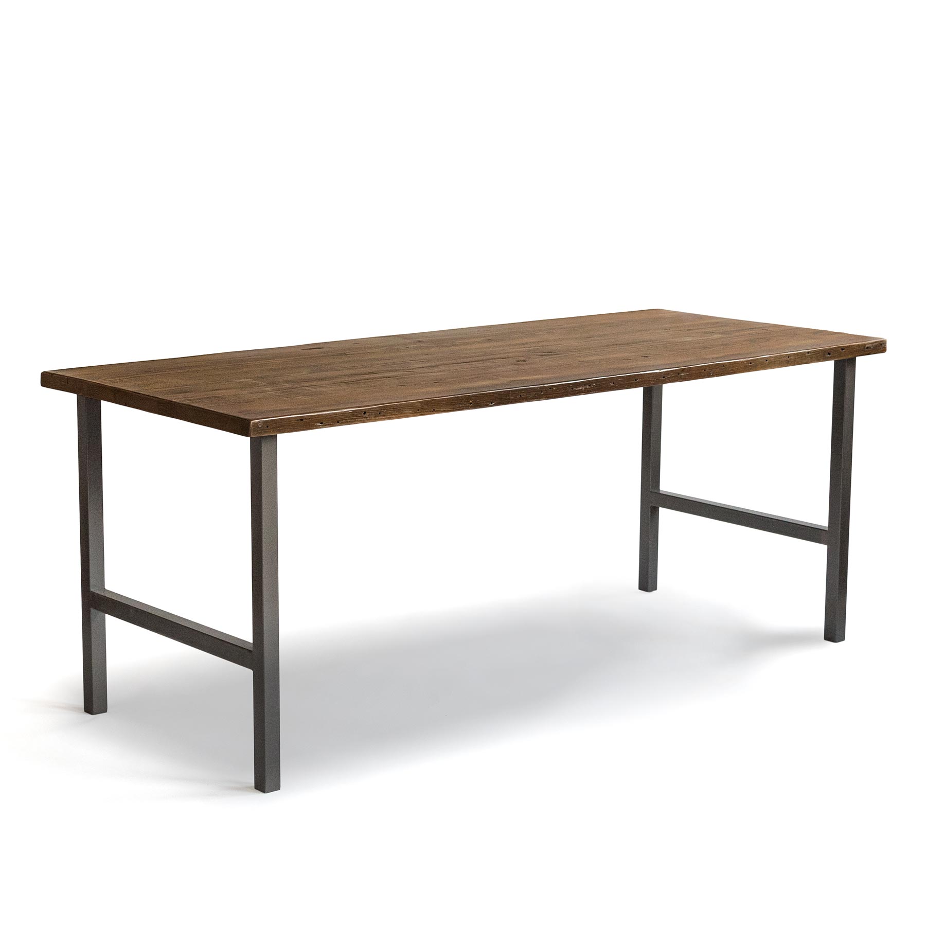 Reclaimed Wood Rebar Writing Desk – Urban 9-5