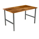 Rustic wood standing desk