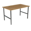 Urban Clear Wood and Steel Standing Desk