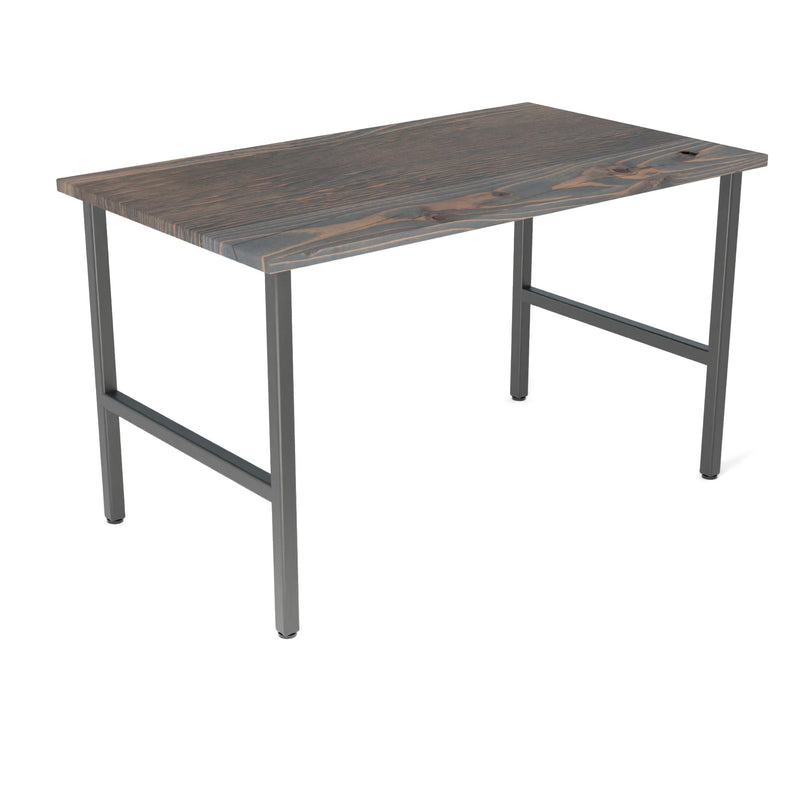 Urban Grey Wood and Steel Standing Desk