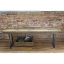 Brooklyn Modern Rustic Reclaimed Wood Bench