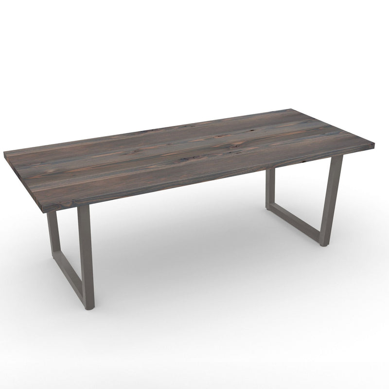 Reclaimed wood Grey dining table