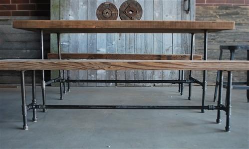 Modern Industry Reclaimed Wood Bench