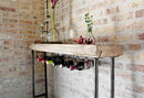 Modern Industry Reclaimed Wood Console Table 