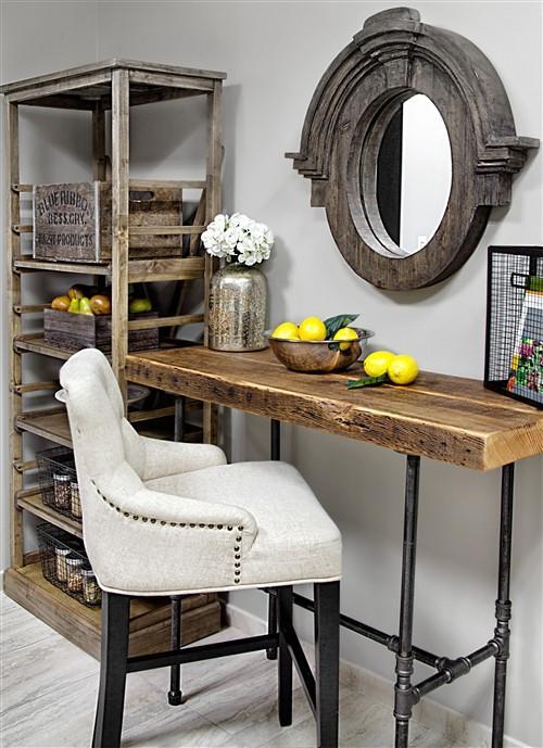 Natural Modern Reclaimed Wood Console Table