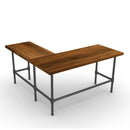 Reclaimed wood l desk