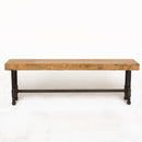 Modern Industry Reclaimed Wood Bench