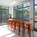 Industrial Wood Bistro Table