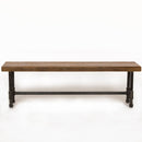 Modern Industry Reclaimed Wood Bench
