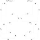 Urban Wood & Steel L Desk