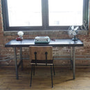 Urban Wood and Steel Desk