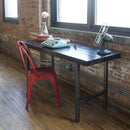Urban Wood and Steel Desk