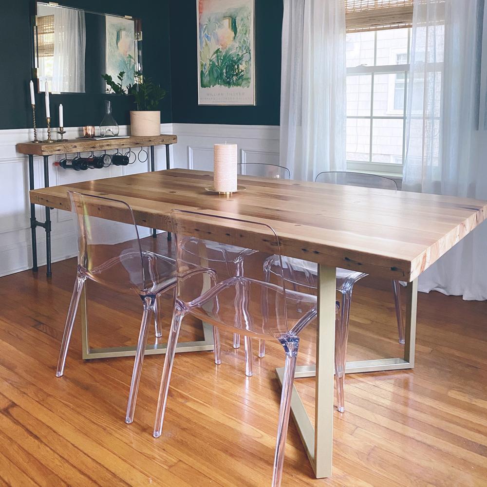 Six Corners Wood Dining Table | Reclaimed Wood Collection – Urban Wood ...