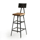 Urban design reclaimed wood bar stools