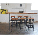 Urban Design Reclaimed Wood Bar Stool