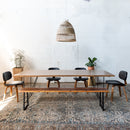 wire frame side table