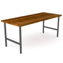 Urban Antique Wood and Steel Desk