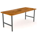 Urban Bourbon Wood and Steel Desk