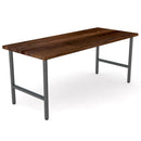 Urban Chestnut Wood and Steel Desk