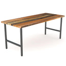 Urban Oil Wood and Steel Desk
