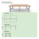Architect Double Desk for 4