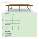 Architect Double Desk for 4