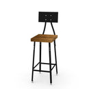 Bourbon reclaimed wood bar stools