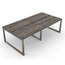 Standard Grey Latitude Double Desk for 8