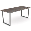 Brookyln modern Grey Wood rustic desk